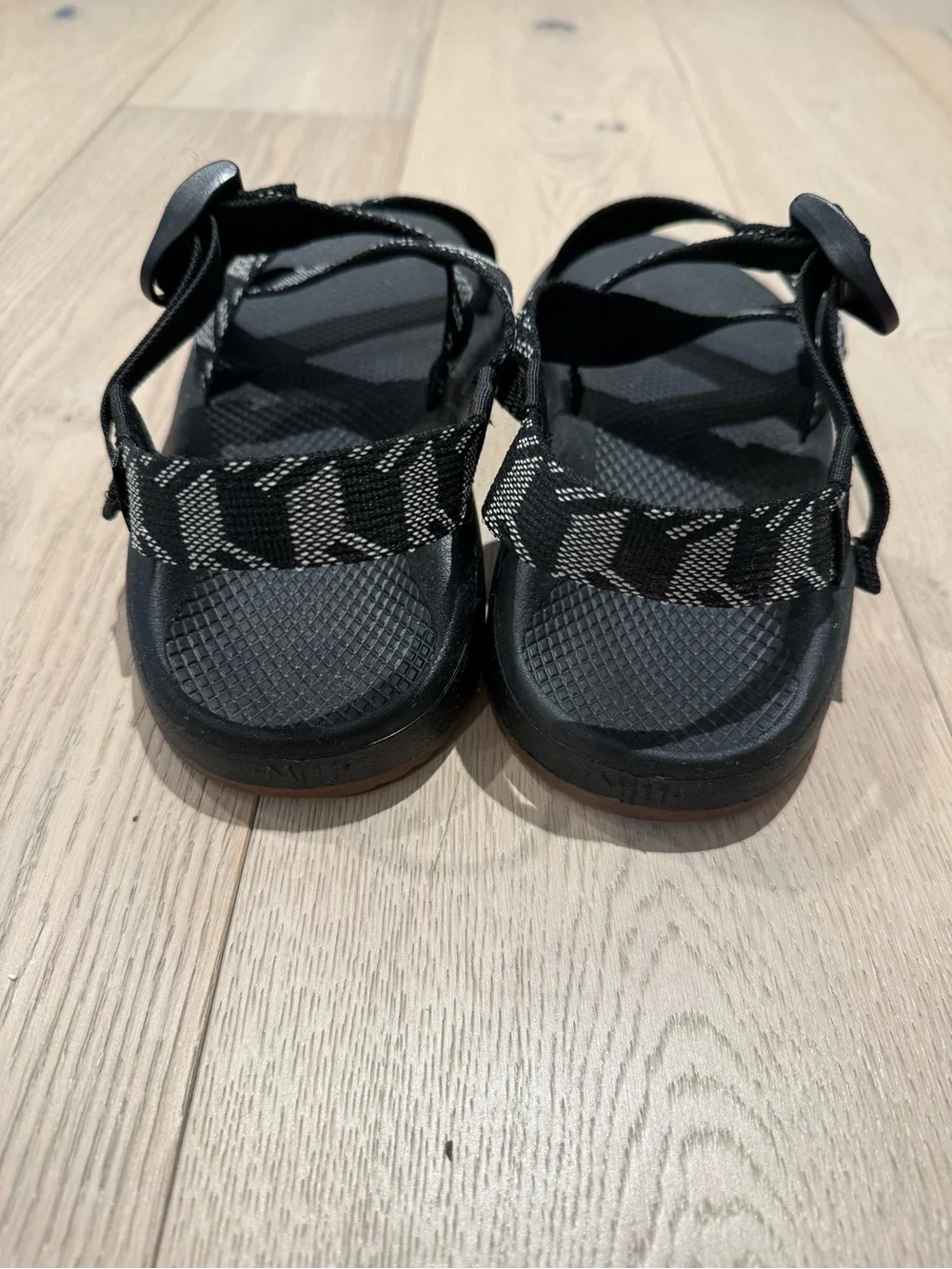 Chaco Z/CLOUD Black Patterned Strap Men's Sandals